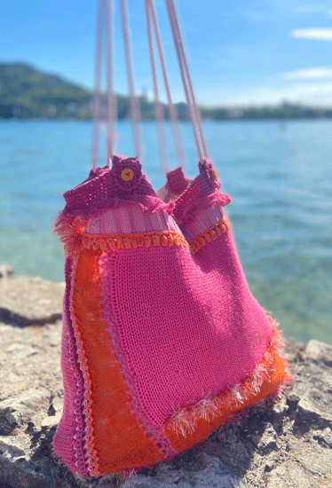 Sac tricot crochet Riviera